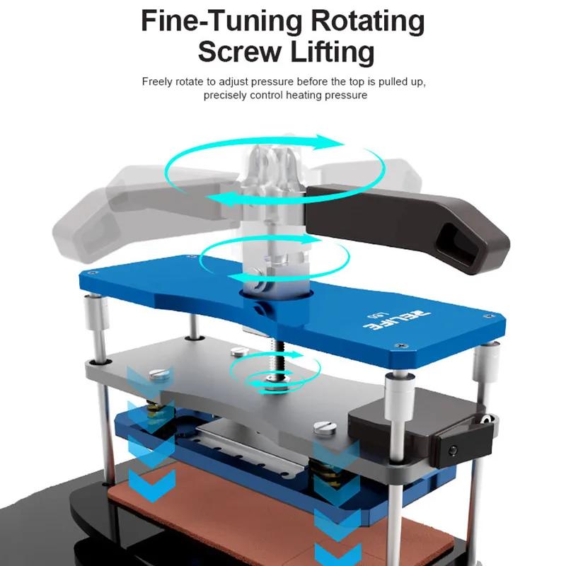 RELIFE LS5 Constant Temperature Heating and Pressure Tool Mobile Phone Hot Pressing Back Cover Heating Air Tightness Restoration