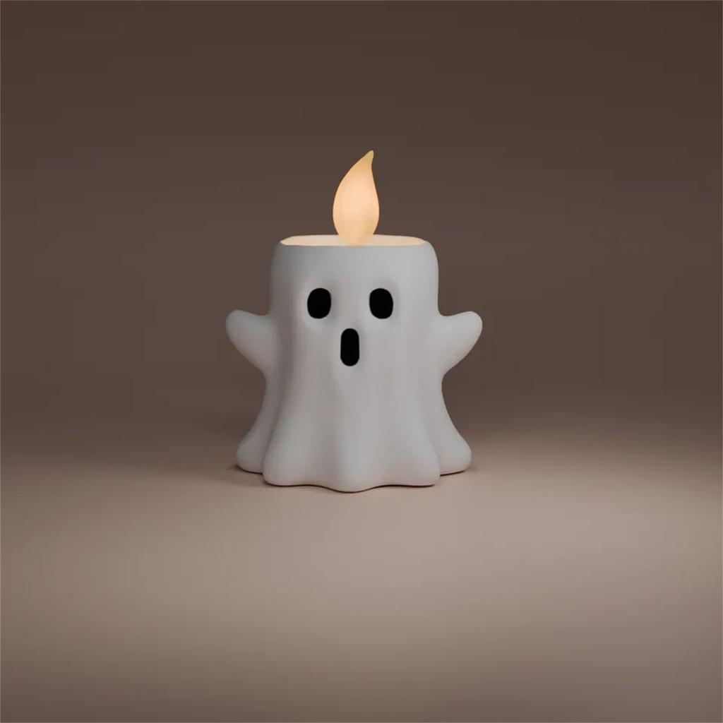 Ghost Candlestick Resin Crafts Decorations Halloween Decorations Gifts Tabletop Trinkets