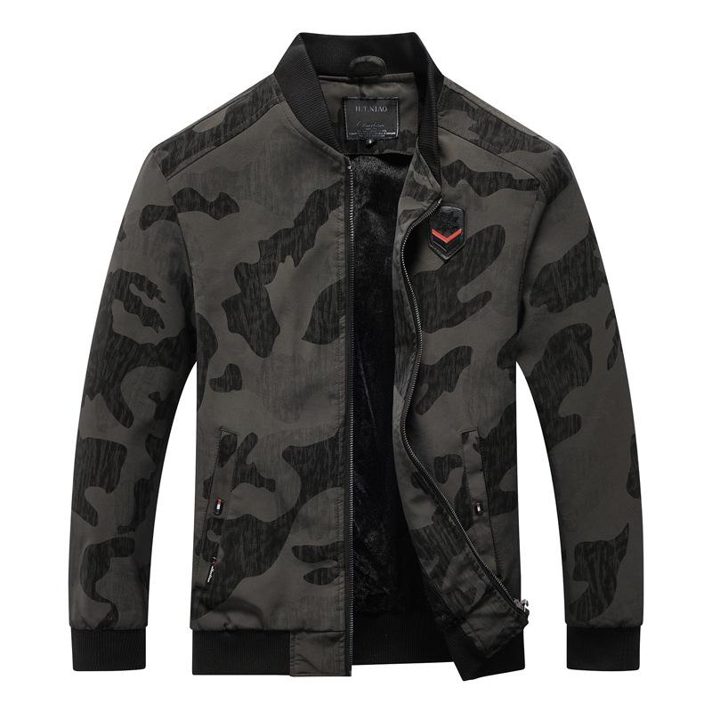 camouflage leather jacket