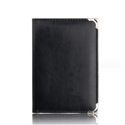 Couverture en Cuir PU Rétro pour Documents de Conduite Auto de Voiture Porte-Cartes de Crédit Sac Portefeuille Étui pour Permis de Conduire Auto Russe