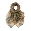 Simple Women Scarves New Geometric Print Voile Girls Scarf Retro Soft Cotton Foulard Viscose Students Female Wrap Shawls
