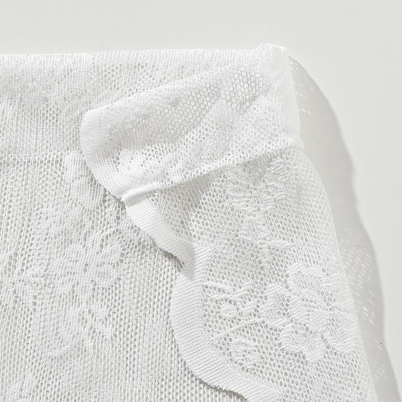 1PC Semi-Shading Elegant Gauze Curtain French Style Curtain Home Decoration Lace Material Exquisite 100x100/140/200cm  150x180cm