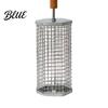 BBQ Cooking Basket Stainless Steel Rolling with Wooden Handle Rotating Grill Cage for Outdoor Grilling Accessories Camping Picnics Space-Saving