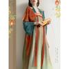 China Restores Tang Dynasty Style Hanfu Traditional Embroidered Elegant Daily Suit For Women