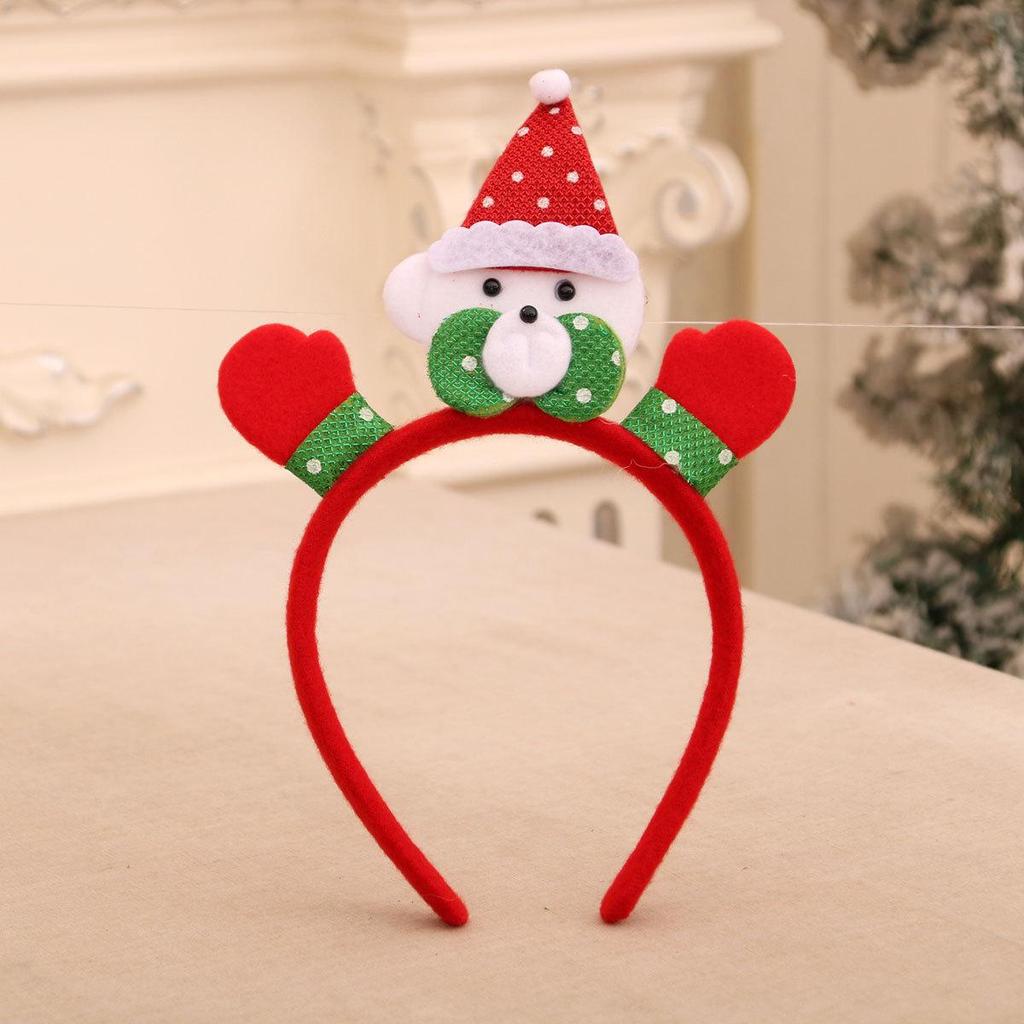 Individually Packaged Cartoon Christmas Headbands: Festive Decorations and Party Gifts with Antlers.