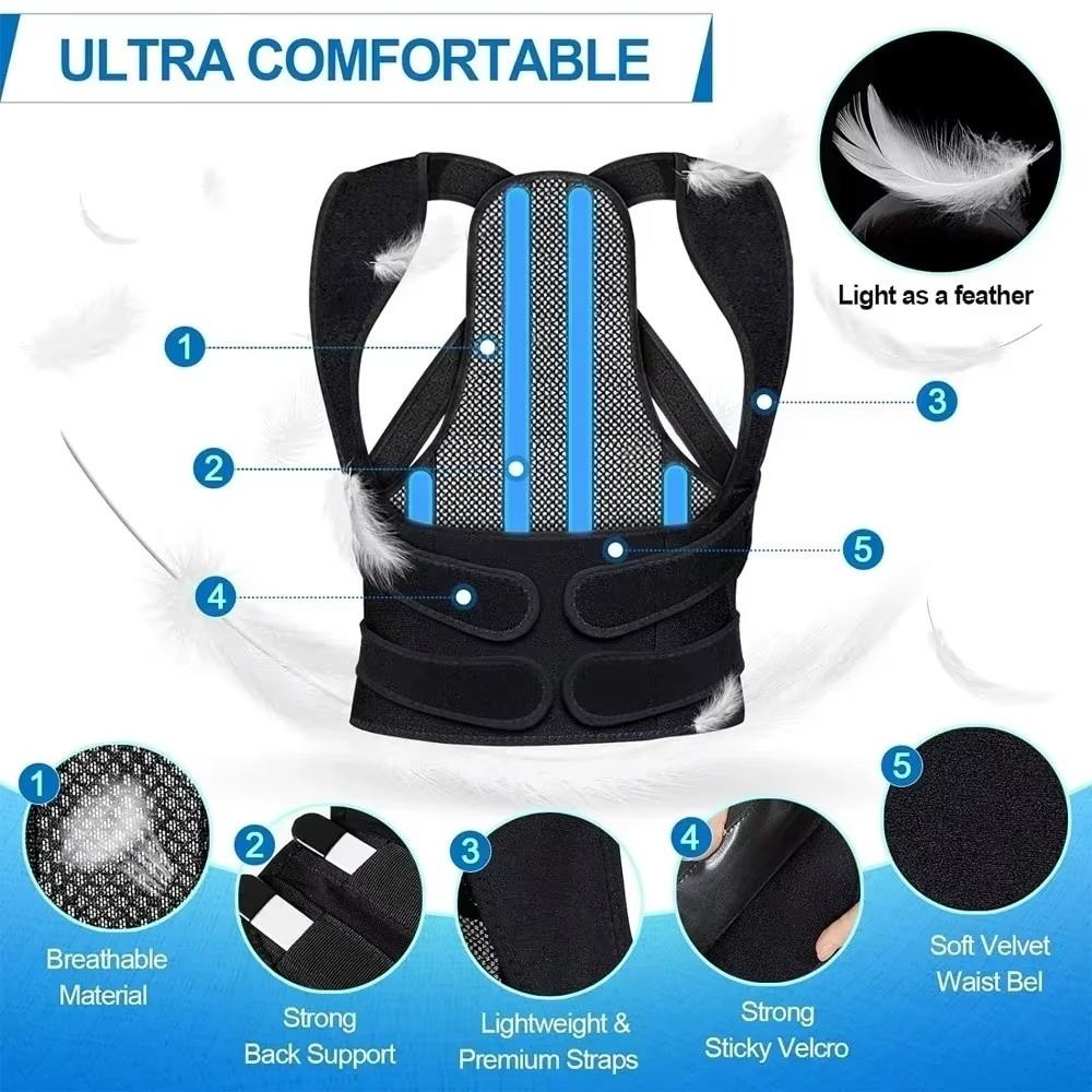 Adjustable Posture Corrector Exercise Support Back Support Belt Back Posture Training