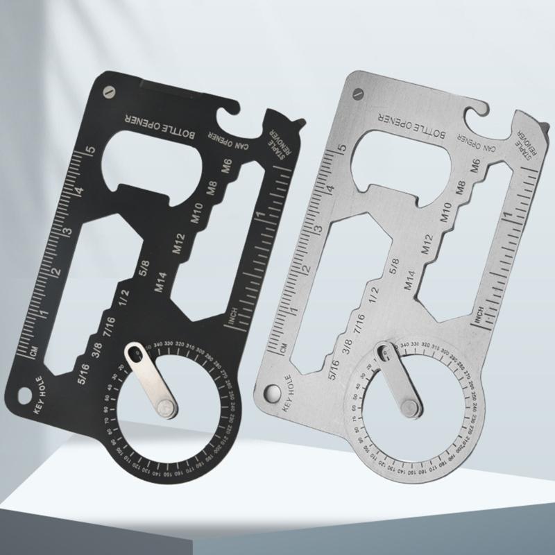 Compacts Measuring Tool Combines Protractors Rulers and Angled Gauges Steel Construction
