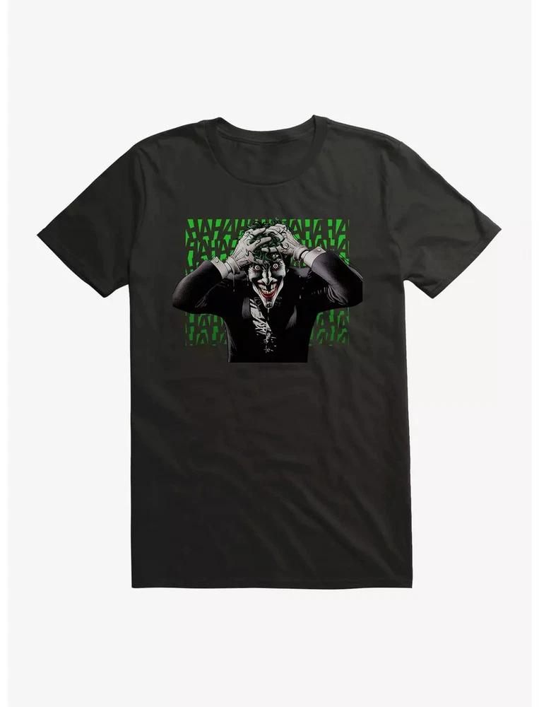 Comics BatUnisex The Joker Laugh Black TShirt S