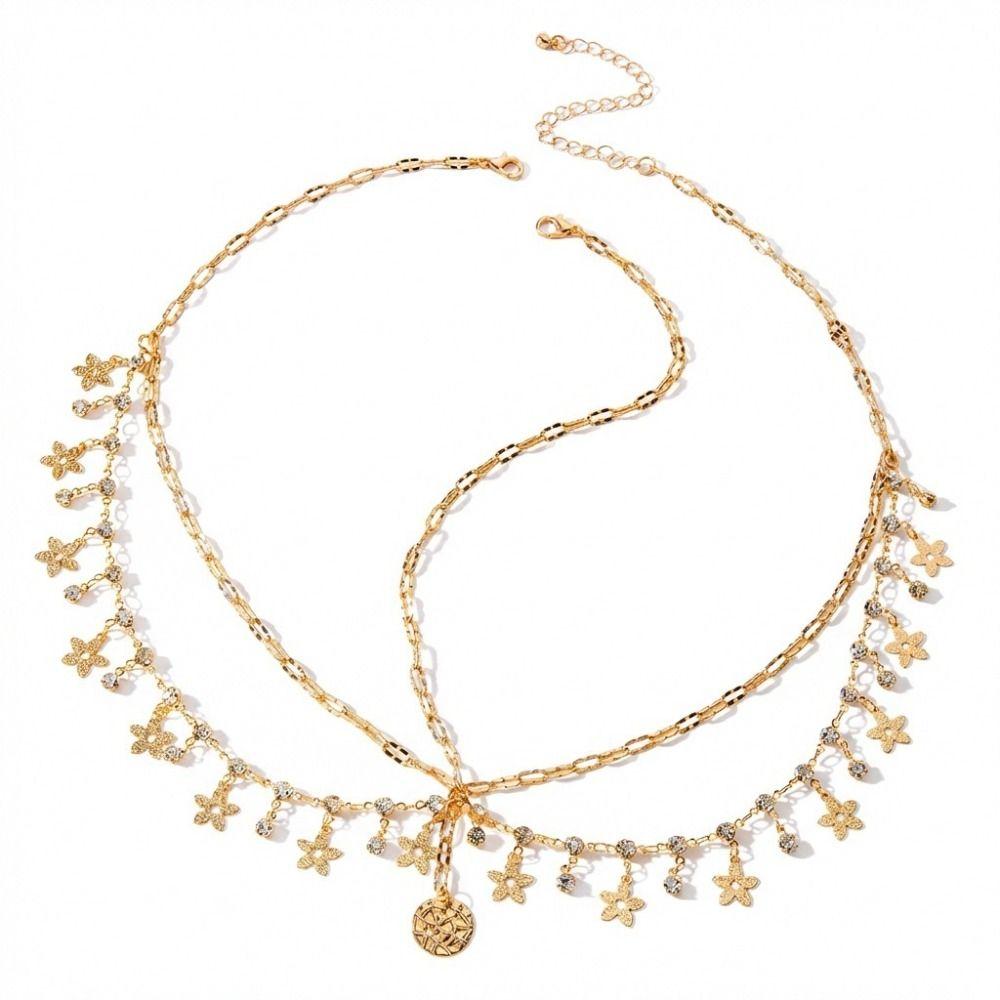 Crystal Bohemian Forehead Headpiece Fairy Rhinestone Forehead Chain Long Tassels Hair Chain Girls