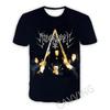 Men's 3D Print  MOONSPELL Band Casual T-shirts Hip Hop Harajuku Styles Tops Clothing
