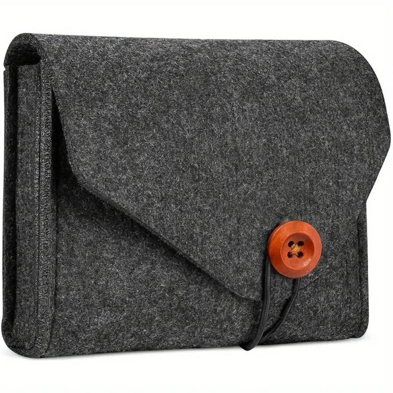 Felt Power Pack Mobile Multifunctional Data Cable Storage Bag Mobile Phone Power Bank Mouse Storage Bag