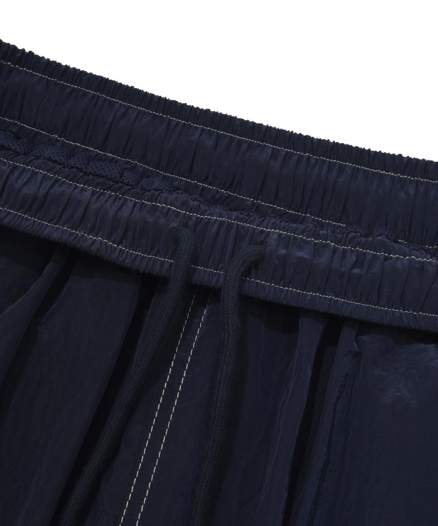 PHYSICAL DEPARTMENT Color Stitch Pocket Track Pants Navy
