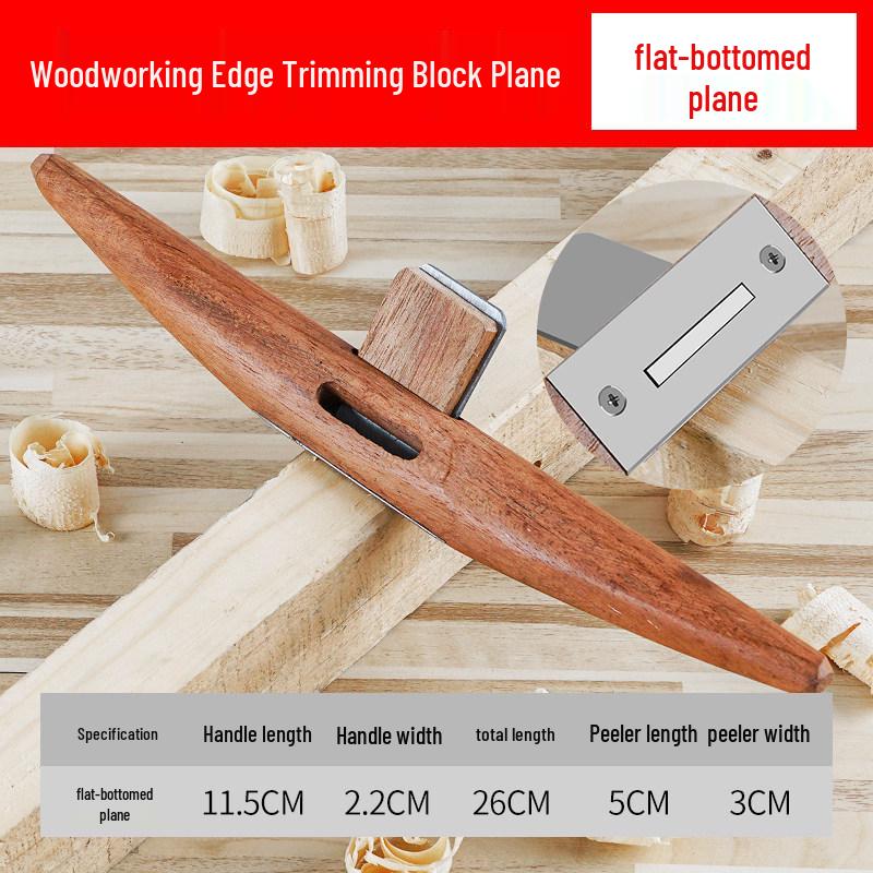 Handcrafted Bird-Shaped Wood Plane Set: Small Carpenter's Iron Blade & Scraper for Home Use