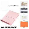 A5  With 80 Sheet Inner Line PU Leather DIY Binder Notebook Cover Diary Agenda Planner Paper Cover School Stationery