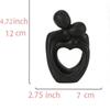 Abstract Embracing Couple Sculpture Resin Figurine Art Statue For Bedroom Tabletop Decor Romantic Centerpiece Gift For Couples