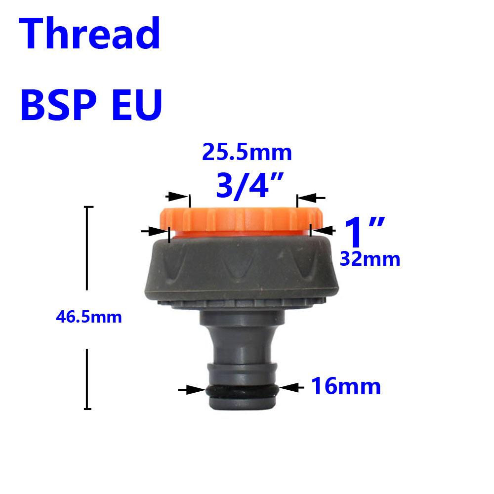Garden Hose Fittings 1/2 3/4 1 Inch Quick Connector Water Waterstop Connector Car Wash Water Gun Adapter 1pcs