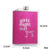 8OZ Stainless Steel Hip Flask for Women Pocket Hidden Alcohol Container Mini Whiskey Liquor Flask for Girls