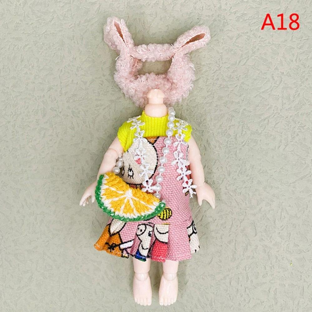 Replacement Outfit 16cm Doll Clothes Suit Plush Patch Cute Clothes Set  Girl Gift