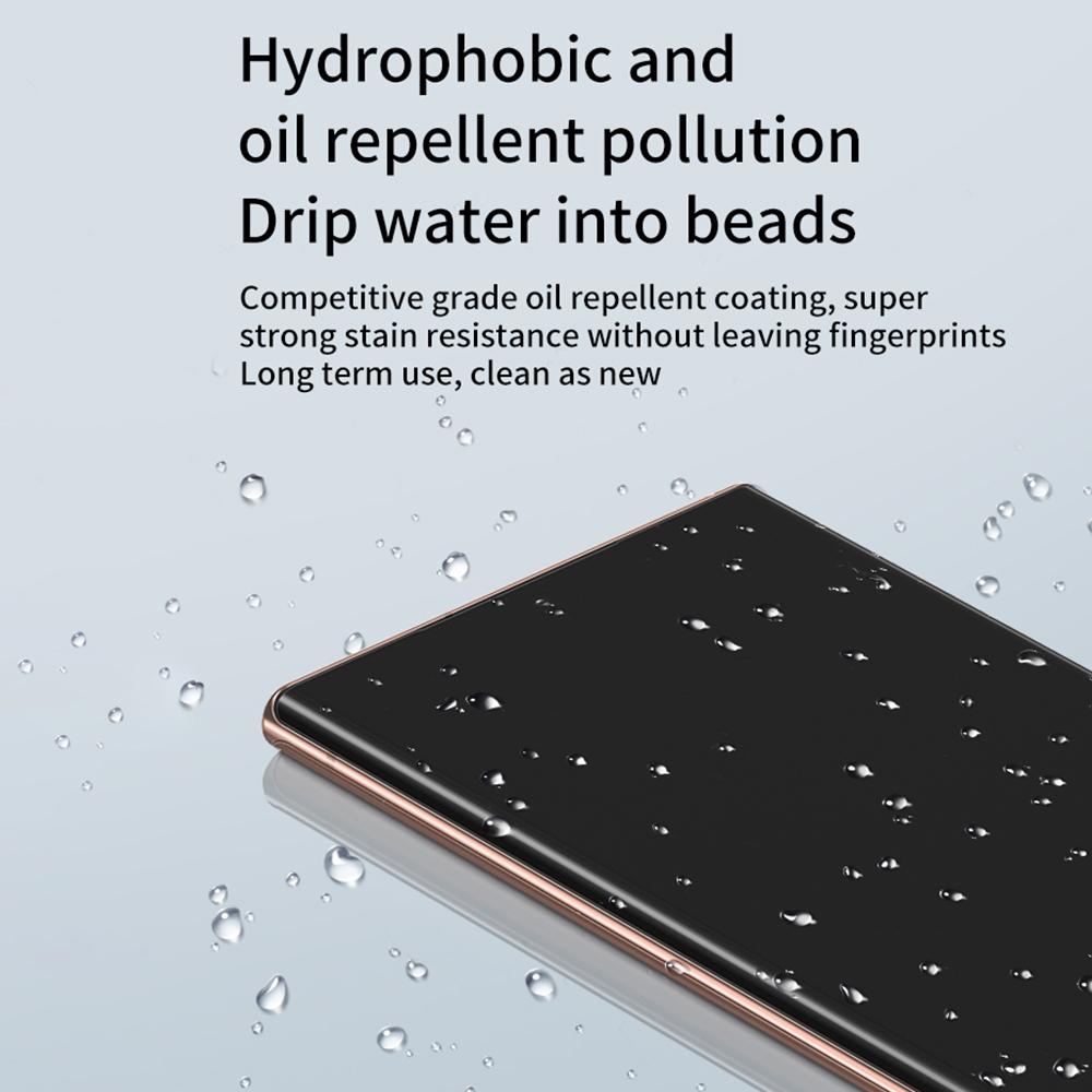 For Samsung Galaxy S23 Ultra Side Glue Full Screen Protector Anti-fingerprint Curved HD Tempered Glass Film