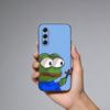 P-Pepe The Funny Frog Phone Case For Samsung Galaxy A73,A21s,A22,A31,A52,A53,A71,A41Soft Black Shell