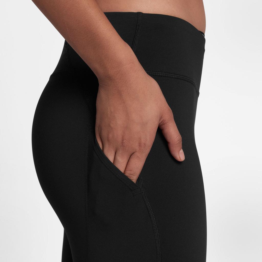 Nike Logo Print Fitness Leggings Women leggings Black 890324-010