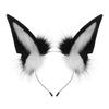 Halloween Faux Fur Jackal Ears Headband Anubis Cosplay Costume Comic Con Party
