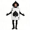 Lustige Cosplay-Kostüme, das gleiche Alice im Wunderland Pik-Poker-Kostümparty für Männer und Frauen
