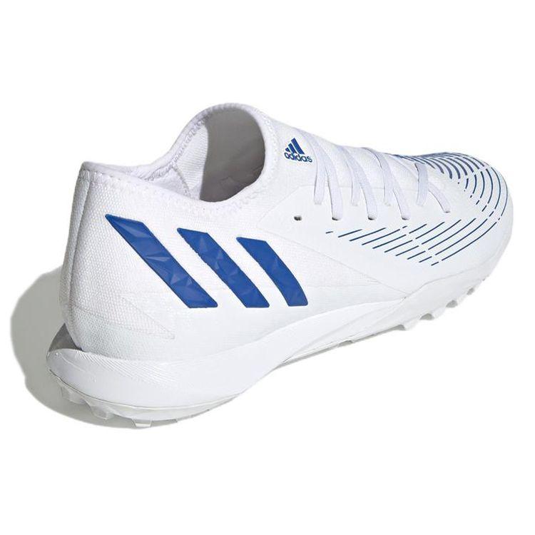 Adidas Predator Edge.3 Round Toe Lace-Up TF (Rubber Studs) Hard Ground Artificial Turf Non-Slip Durable Fit Soccer Shoes Men Soccer Shoes GX2633