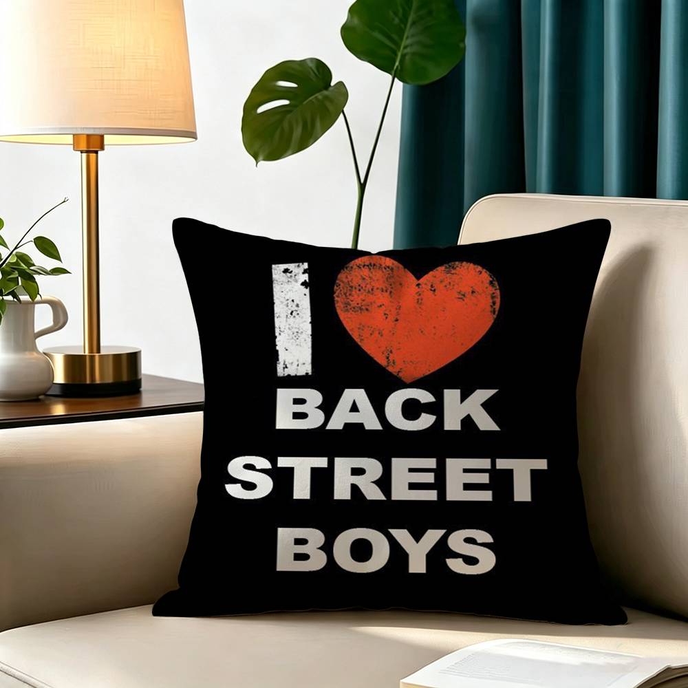 BSB B-Backstreet Boys Square Double-Sided printed Pillow Case Bedroom Bedside Pillow Sofa Cushion Cover