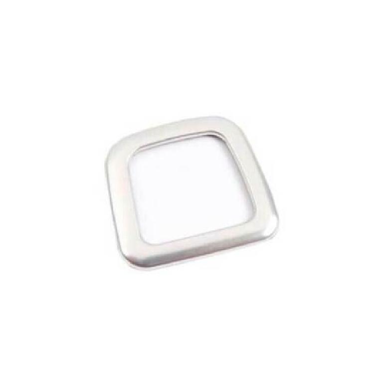 1pcs Rear Door Silver Titanium Tailgate Switch Frame For Cadillac CT5 -