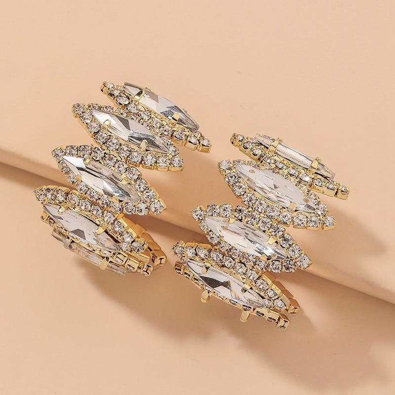 

Новое поступление элегантные ретро легкие роскошные циркониевые кристаллы дизайн геометрия подвески для сережек женские ювелирные изделия подарок белый