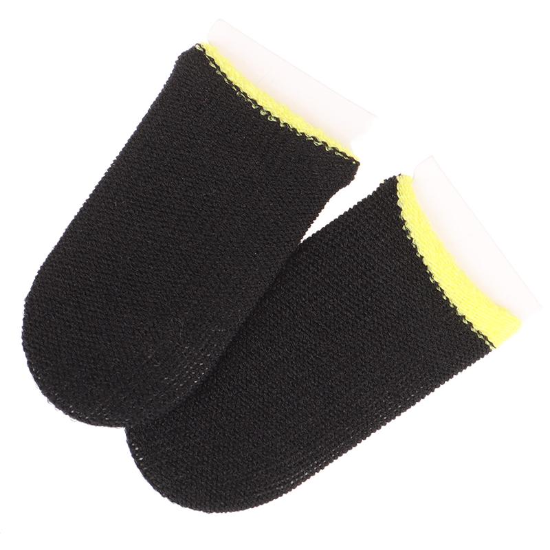 1 Pair  Mobile Game Sweat-Proof Fingers Gloves Touch Screen Thumbs Finger Sleeve