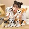Realistic Appearance Simulation Dog Plush Toy Husky Puppy Doll Cute Stuffed Animal Toy  Home Decor