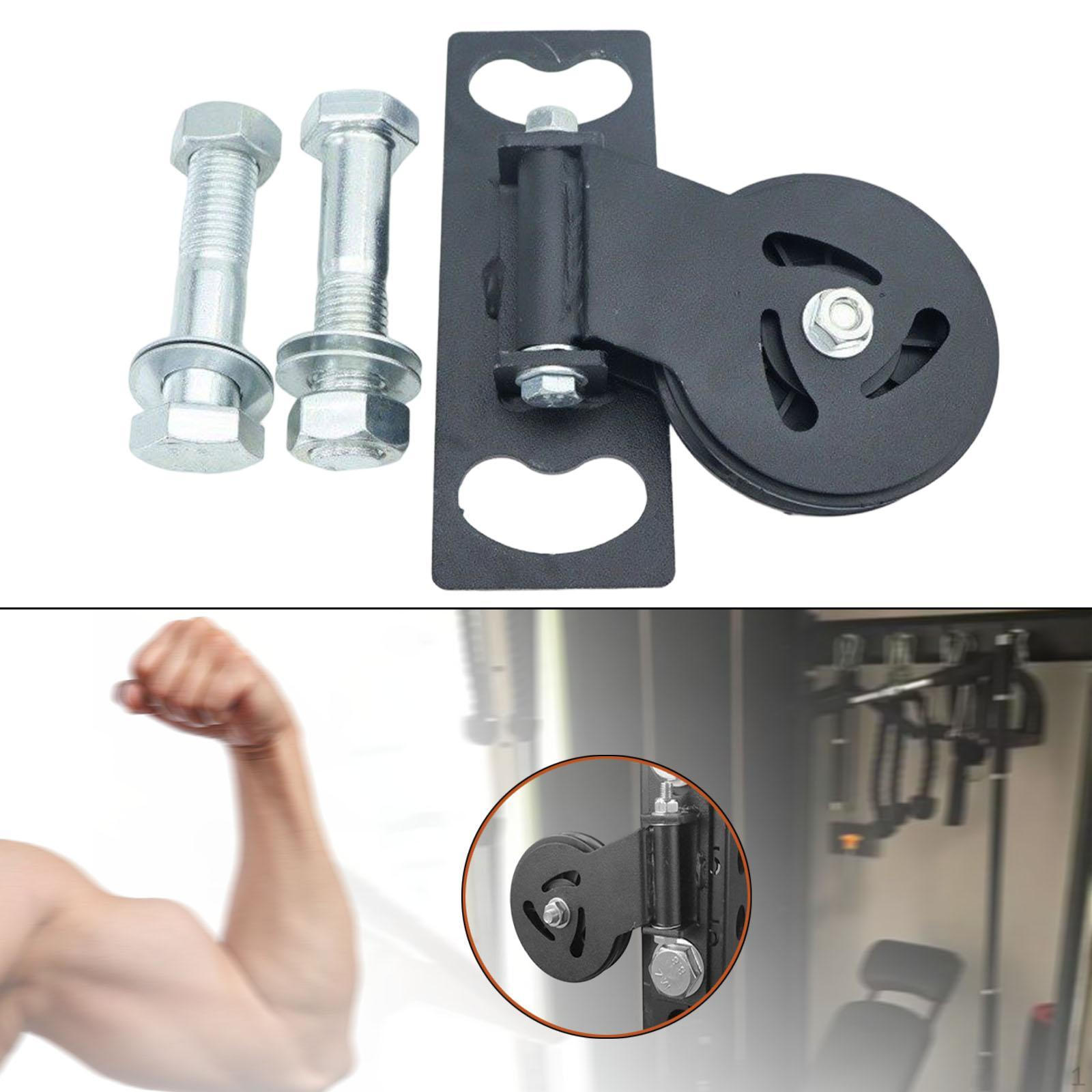 Squat Rack Cable Pulley DIY Fitness Project for Exercise Machine Home Gym