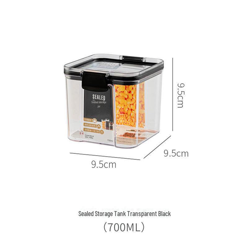 Kitchen Food-Grade Transparent Plastic Sealed Pickle and Grain Storage Jar