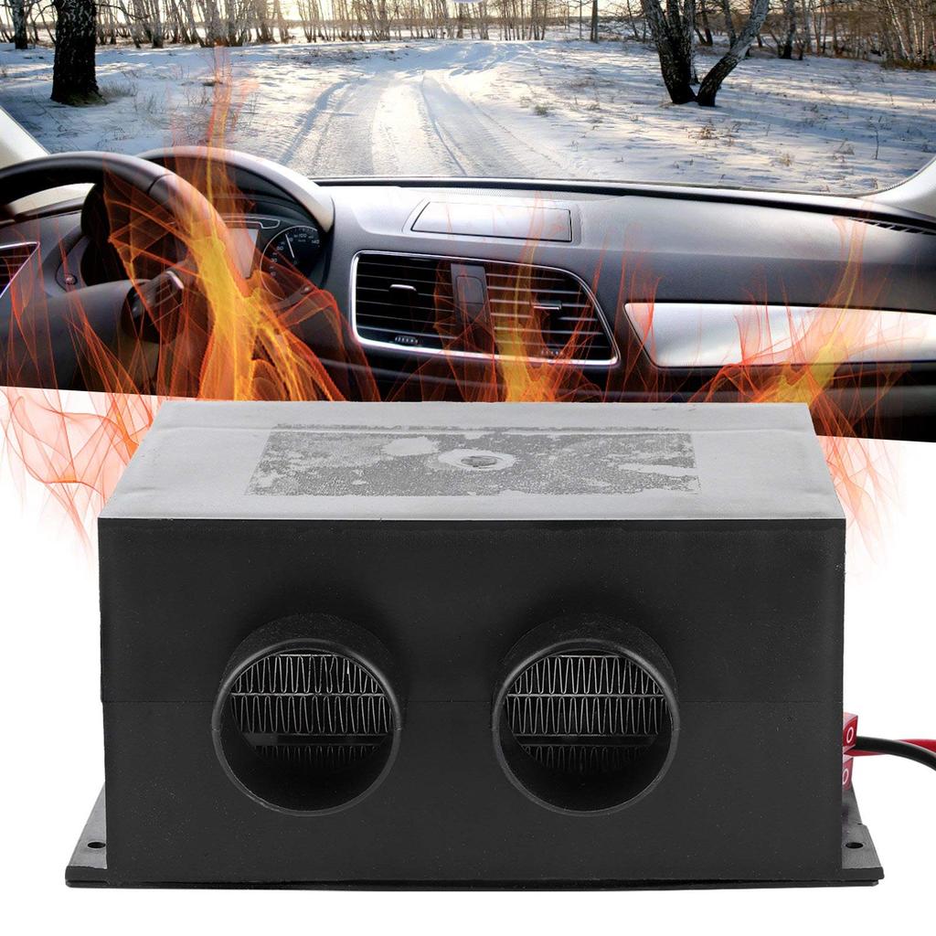 Banapo Quiet Car Heater, 2 Air Outlet Universal Truck Heater for Car