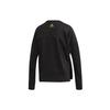 Adidas Loose Casual Round Neck Fleece American Pullover Sweatshirt Women Sweatshirt Black DZ8676