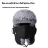 Winter Trapper Hat Thick Fleece Lined Ear Flap Windproof Cap for Men Outdoor Cycling/Hiking