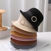 New Pearl Women's Sun Hat Breathable Refreshing Hat Summer Travel Sunscreen Sun Ribbon Decoration Foldable Straw Hat Gift