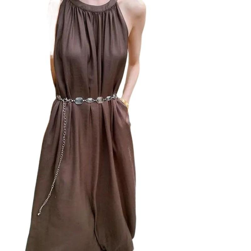 Waist Chic Metal Belt With Vintage Butterfly Design Perfect For Korean Jk Uniforms