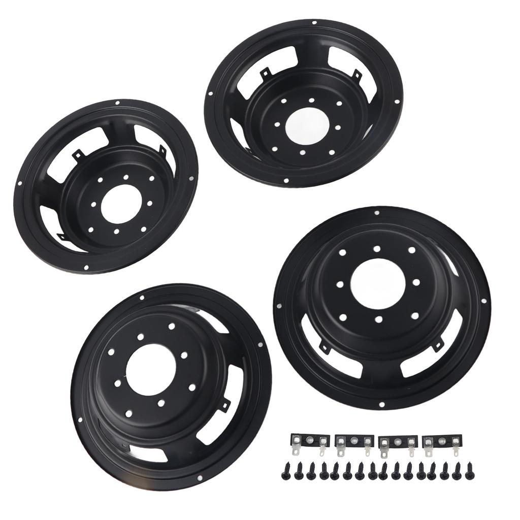 4pcs Speaker Basin Stand Iron DIY Repair Subwoofer Frame Basket for 6.5 Inch Speakers