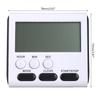Multi-Function Electronic Timer Magnet Digital Timers Big LCD Display Count Up Countdown Timer for Break for Time Cookin