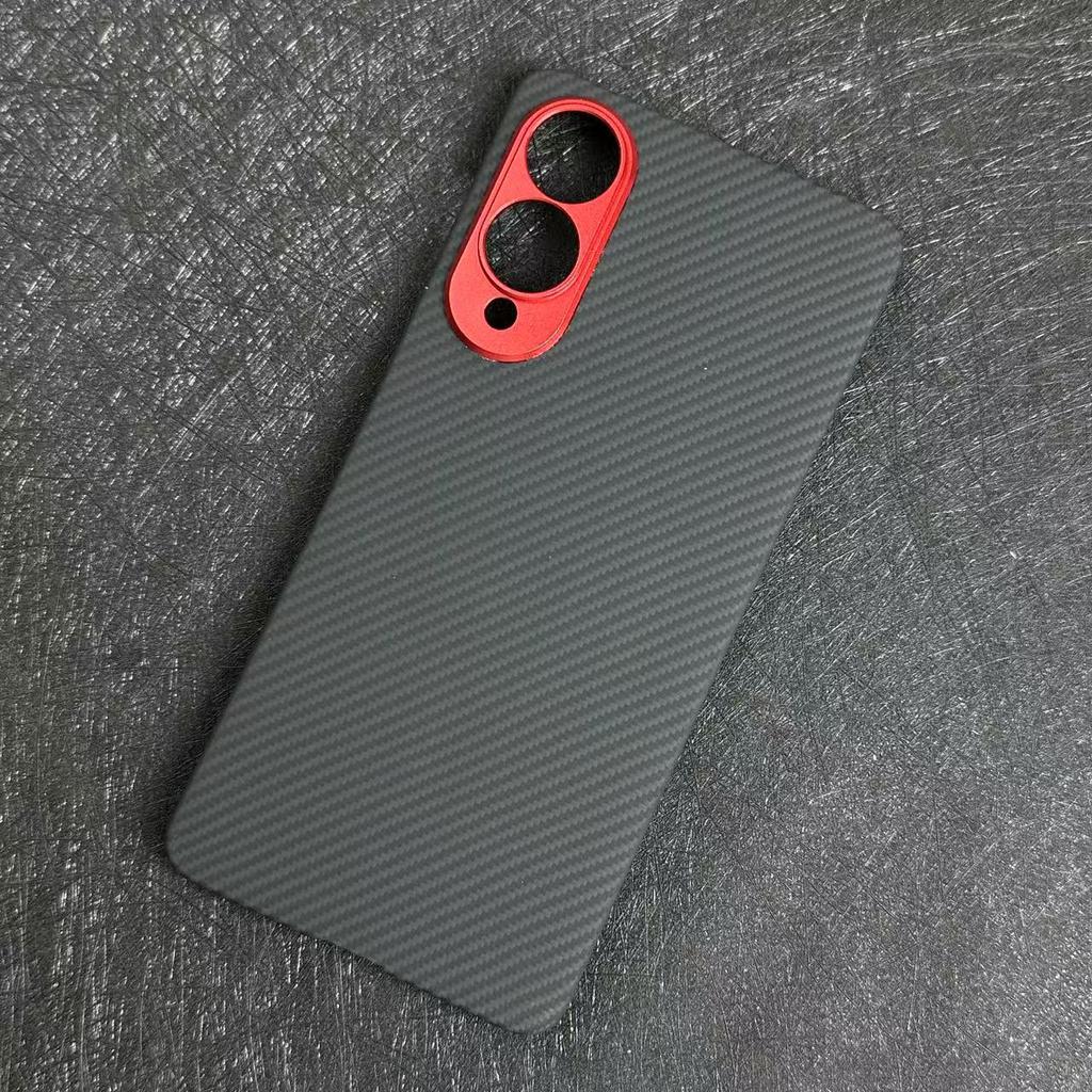 Neuer Sonnenuntergang Geeignet für Samsung S25Edge Kevlar Handyhülle Dünne Business S25Edge Schutzhülle Magnetische Saugkraft