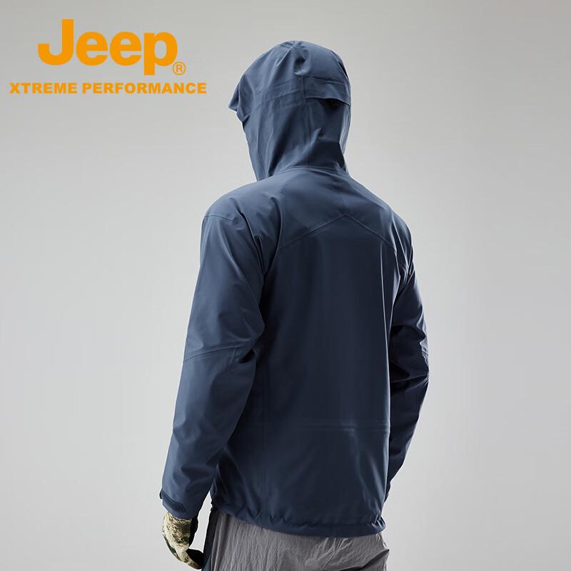 Jeep Men's Waterproof Windproof Hardshell Jacket