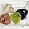 Large Capacity Women's Handbag Solid Color Tote Bag Durable Pleated Cloud Bag  Outdoor