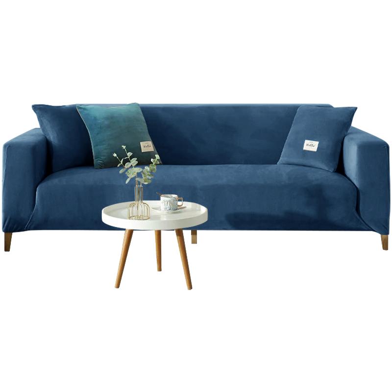 1pc Velvet Sofa Cover Winter Warmth Sofa Protection Cover Elastic Fabric Anti-slip Sofa Slipcover Pet Scratch Sofa Cushion Cover