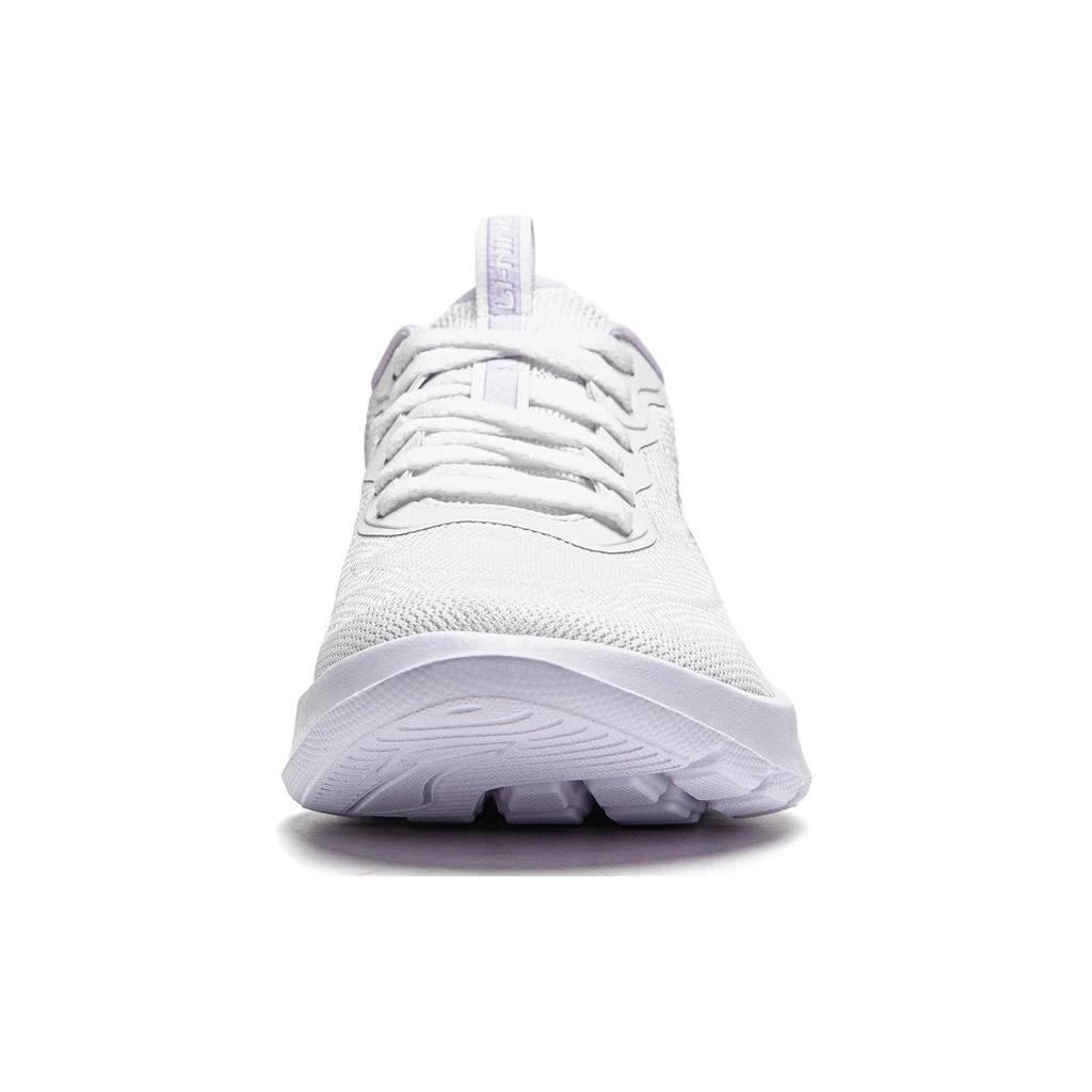 Li Ning Light Strings Cushioning Slip Resistant Abrasion Resistant Lightweight Low top Sprint Running Shoes Women's ARSU022-1