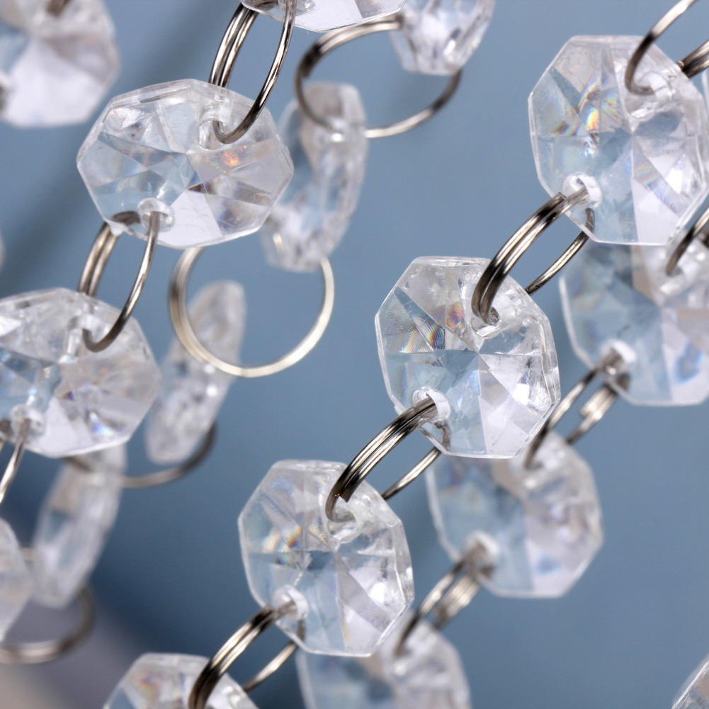 33 Crystal Clear Acrylic Bead Garland Chandelier Hanging wedding supplie