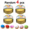 6 Style Colorful Simulated Dumpling Squishy Relaxing  Antistress Random With Box Dumplings Sensory Squeeze Toy