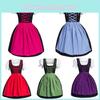 Vintage Style Bavarian Dirndl Dress For Oktoberfest And Festival Cosplay